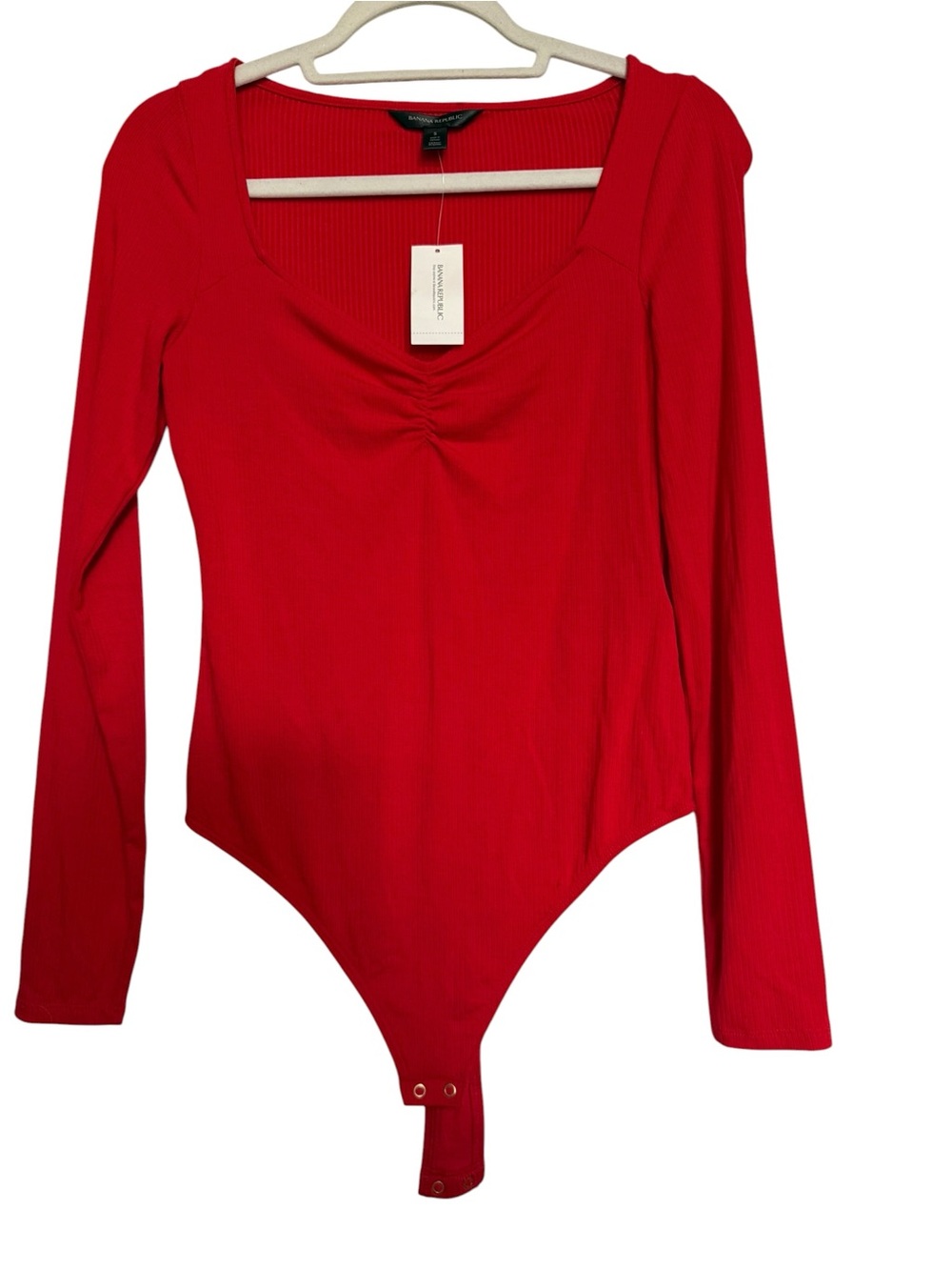 Banana Republic long-sleeve ribbed bodysuit